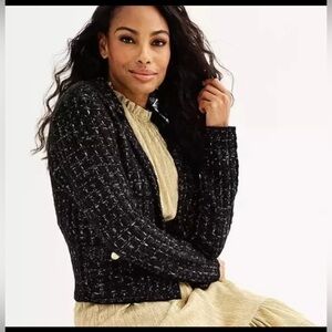 Drapper James sweater blazer